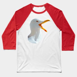 Laughing Yellow legged gull Baseball T-Shirt